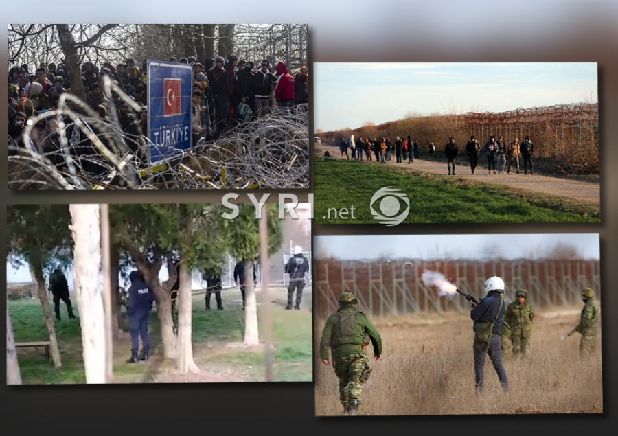 Tensione në kufirin turko-grek/ Greqia tenton të mbyllë kufirin, forcat turke i sulmojnë me gaz lotsjellës 