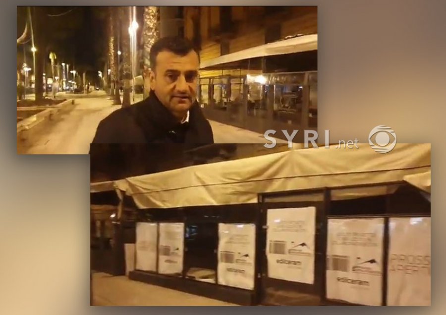 VIDEO/ Kryetari i Bashkisë del në rrugët e qytetit, kontrollon nëse janë mbyllur baret dhe restorantet 