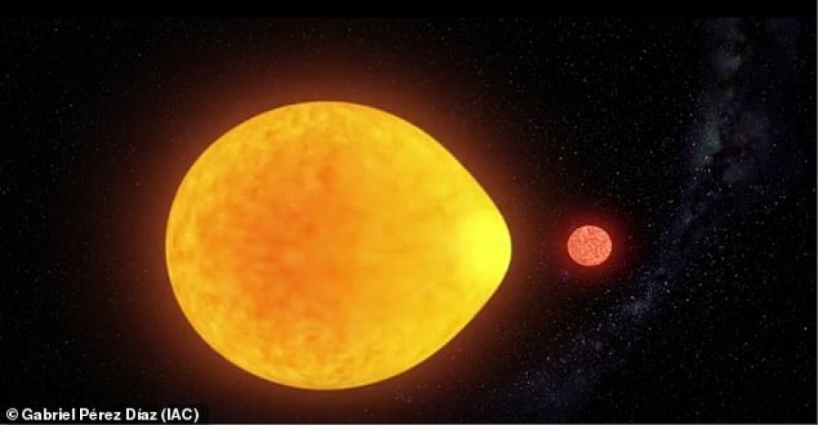 Ylli në formë loti zbulohet 1500 vite dritë nga Toka, tërhiqet nga ylli xhuxh