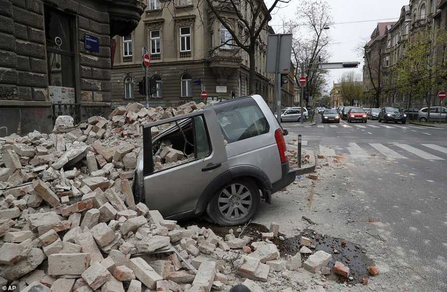 FOTOREPORTAZH/ Tërmeti më i rëndë në 140 vjet, pasojat në Zagreb