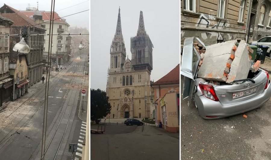 FOTO/ Nuk ndalen tërmetet, lëkundet dy herë fort Zagrebi