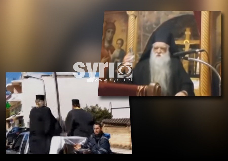 VIDEO/ Priftërinjtë grekë thyejnë karantinën, 'dezinfektojnë' qytetin me ujë të bekuar