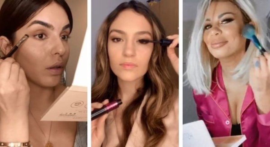 Në vetizolim/ Vajzat e showbiz-it shqiptar po kthehen në artiste makeup-i