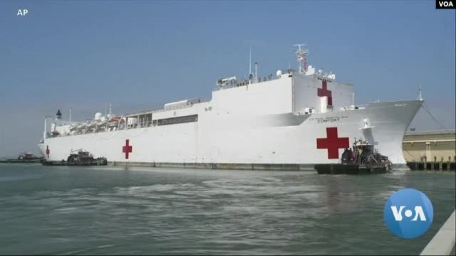 Anija ushtarake spitalore ‘Comfort’ niset për në Nju Jork