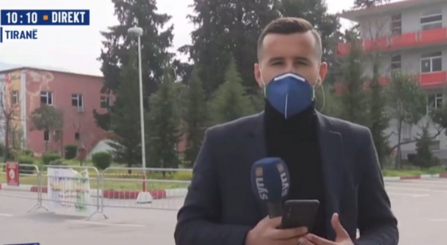 VIDEO/ SYRI TV, transmetim direkt nga Spitali Infektiv në Tiranë