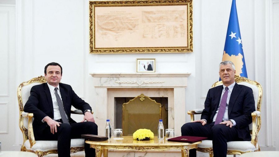 Kosovo Premier Kurti meets President Thaçi, asks him to set the date of the new elections