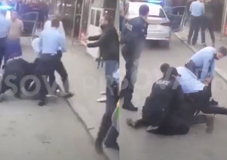 VIDEO/ Dalin pamjet, policia përleshet me disa qytetarë, një person plagoset me armë zjarri  