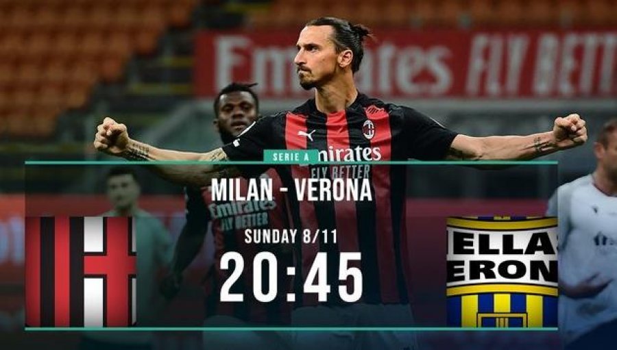 FOTO/ Milan-Verona, formacionet zyrtare. Kuqezinjtë kanë shansin të shkëputen në krye