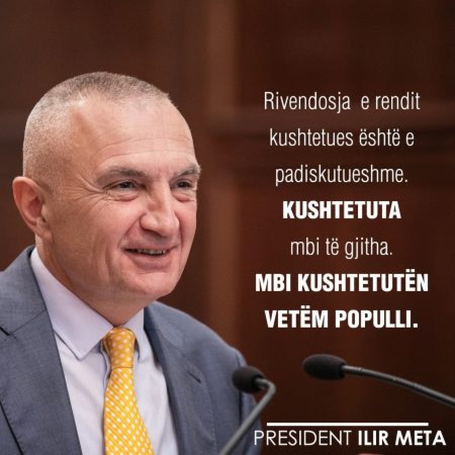 ‘Mbi kushtetutën vetëm populli’, Meta: Më 25 prill një referendum për të rrëzuar këtë sistem oligarkik