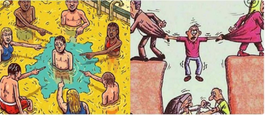 Ilustrime ‘goditëse’ të realitetit të ashpër të shekullit 21