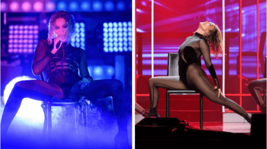 J.Lo akuzohet se kopjoi Beyonce në performancën e saj në ‘American Music Awards’