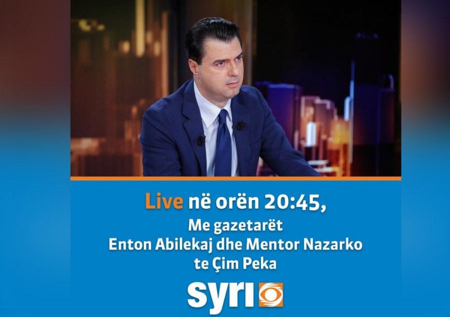 Kreu i opozitës, Lulzim Basha sot i ftuar në orën 20:45 në Çim Peka LIVE