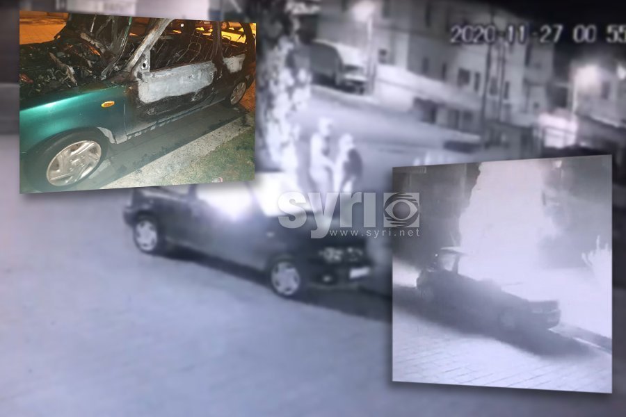 VIDEO/ Si u shkrumbua makina e shefit të Policisë në Vlorë