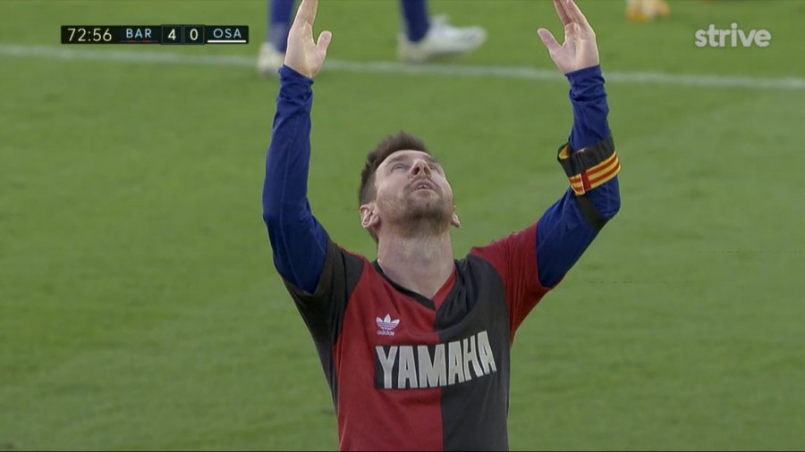 Emocionuese: Messi shënon dhe ia dedikon golin Maradonës