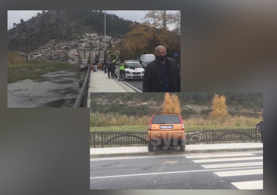 VIDEO/ Aksident në Berat, mjeti për pak sa nuk përfundon në Osum