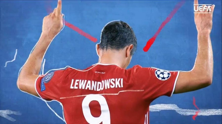 Robert Lewandowski sulmuesi më i mirë i sezonit 2019/20 në Champions League