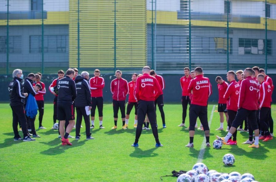 Liga e Kombeve, Kombëtarja shqiptare sot luan kundër Lituanisë