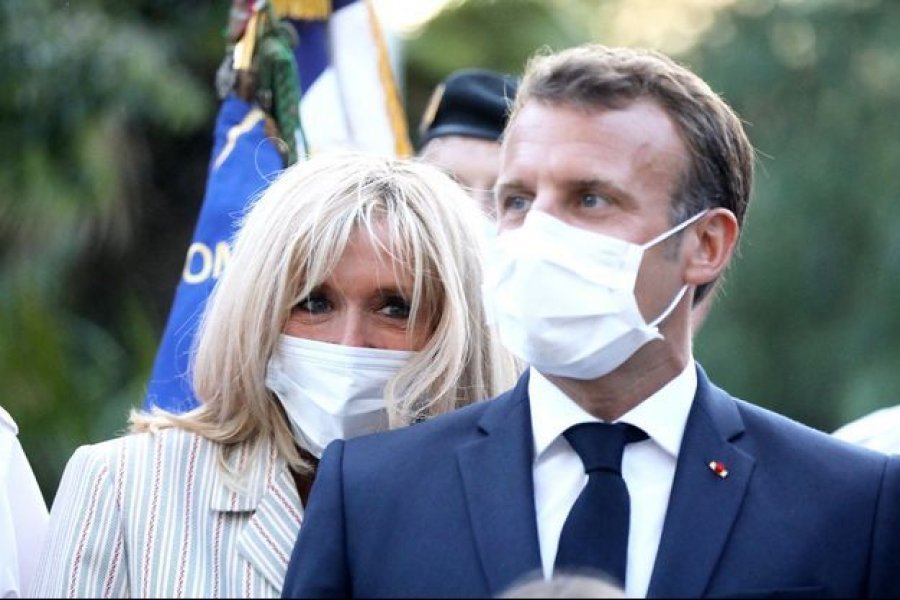 Gruaja e presidentit Macron në karantinë 