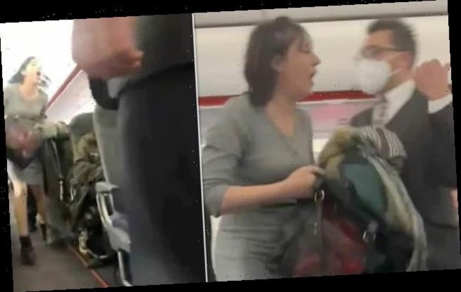 Video bëhet virale/ Gruaja ‘çmendet’ dhe kollitet para pasagjerëve në avion 