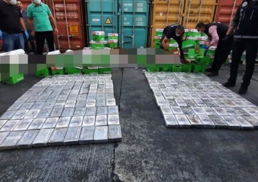Kapen në Turqi 220 kilogramë kokainë në anijen e ardhur nga Brazili