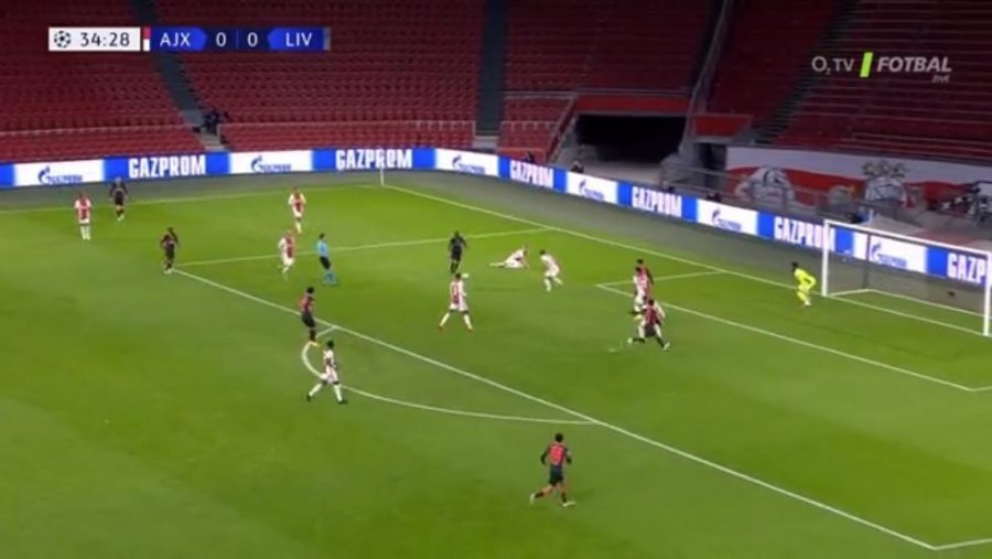 VIDEO/ Liverpool kalon në avantazh ndaj Ajax