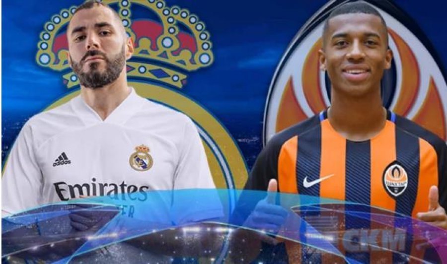 Champions/ Real Madrid - Shakhtar Donetsk, formacionet zyrtare