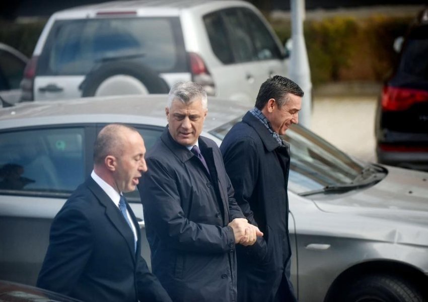 Takimi misterioz i Thaçit, Veselit e Haradinajt