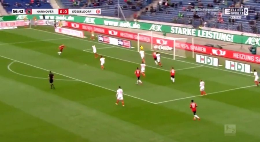 VIDEO/ Muslija arsyeton besimin e trajnerit, 22 vjeçari shënon gol në fitoren e Hannoverit