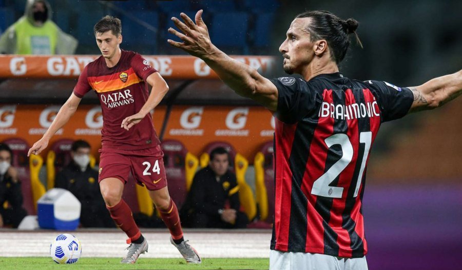 Kumbulla përballë Ibrahimovic, ja formacionet Milan - Roma 