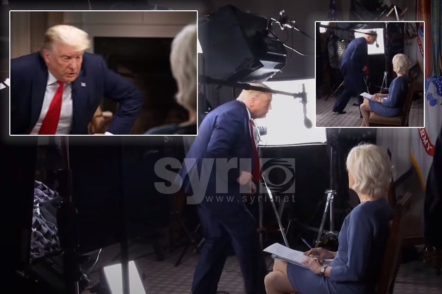 VIDEO/ Momenti kur Trump braktis intervistën, gazetarja mbetet e...