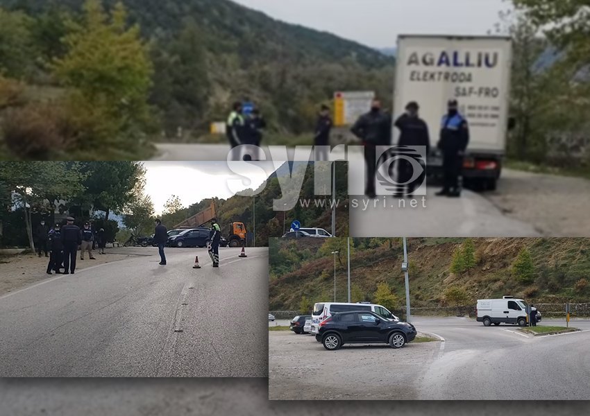 VIDEO/  Festa e Greqisë, policia shoqëron një grua me flamur, postoblloqet blindojnë Këlcyrën
