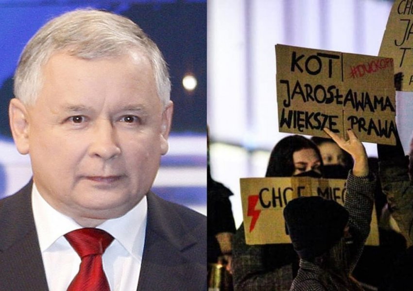 Poloni, Kaczynski sulmon feminizmin me shprehje apokaliptike