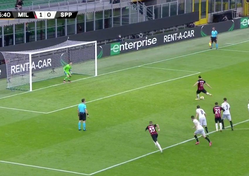 VIDEO/ Penallti për Milanin, shihni ekzekutimin e Ibrahimovic