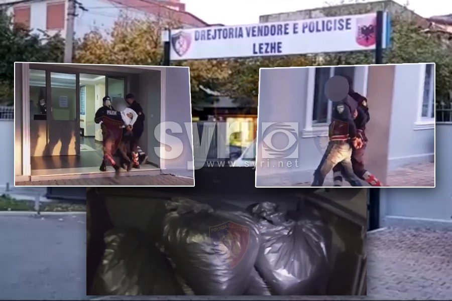VIDEO/ Sekuestrohet drogë në Lezhë, arrestohen dy persona