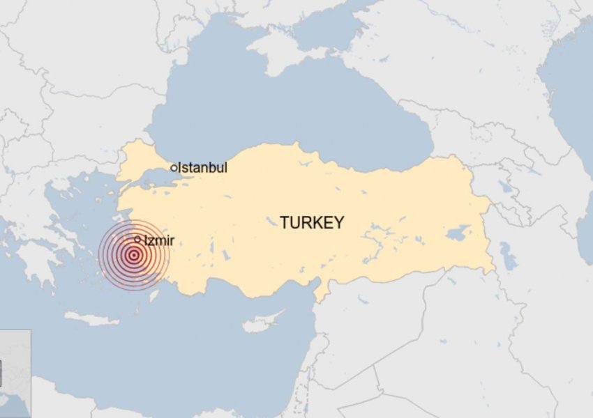 FOTO/ Tërmeti në Egje trondit Greqinë dhe Turqinë