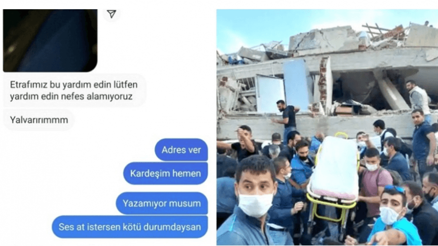 ‘Na ndihmoni, nuk marrim dot frymë’/ Publikohet mesazhi i qytetarit nën rrënojat në Turqi