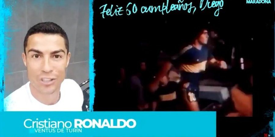 Urimi i Ronaldos për datëlindjen e Maradona-s bëhet viral në rrjet