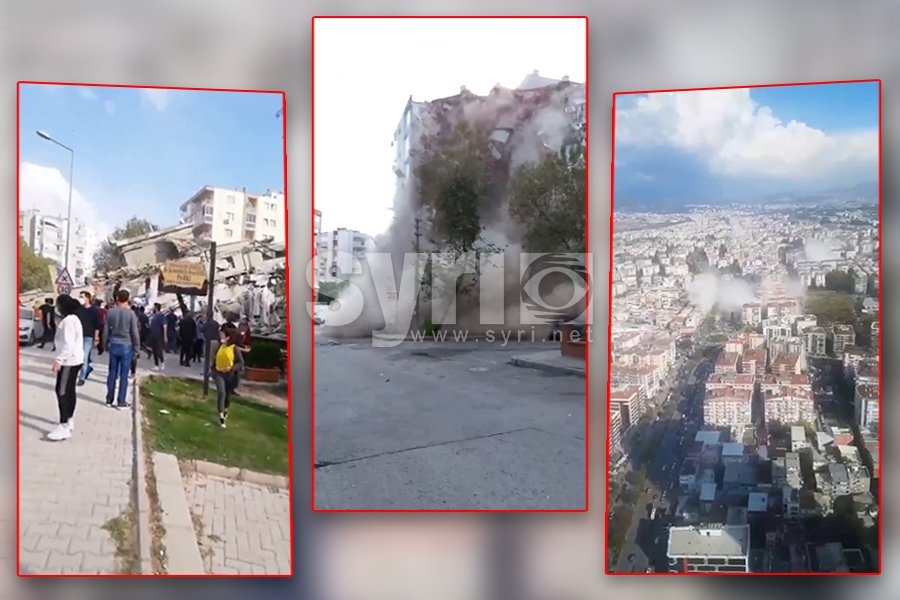 VIDEO EKSKLUZIVE nga Izmiri, pas tërmetit shkatërrues