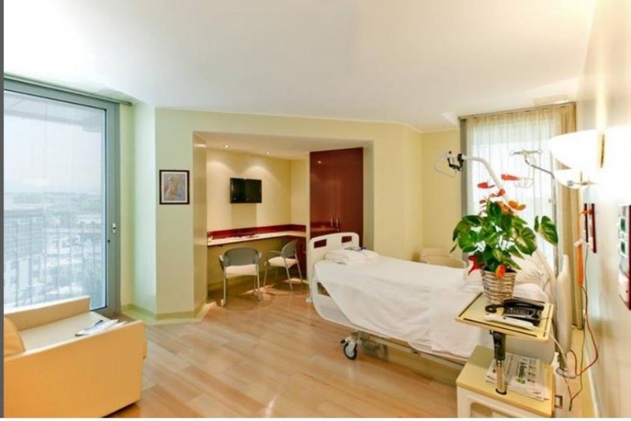 FOTO/ Spitali si hotel luksoz, ja ku është shtruar Silvio Belusconi