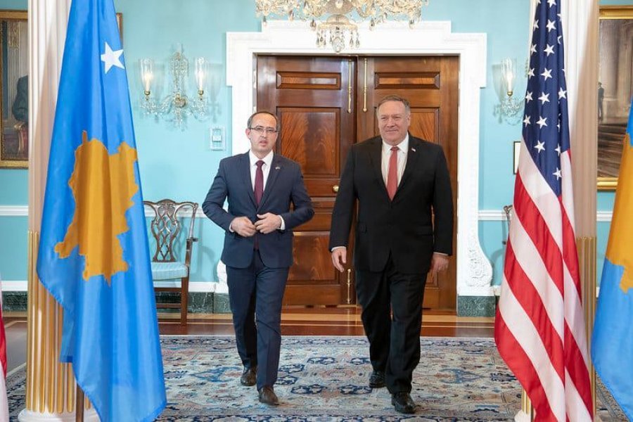 Kosovo Premier Hoti meets State Secretary Pompeo, shows readiness for further dialogue and mutual recognition with Serbia