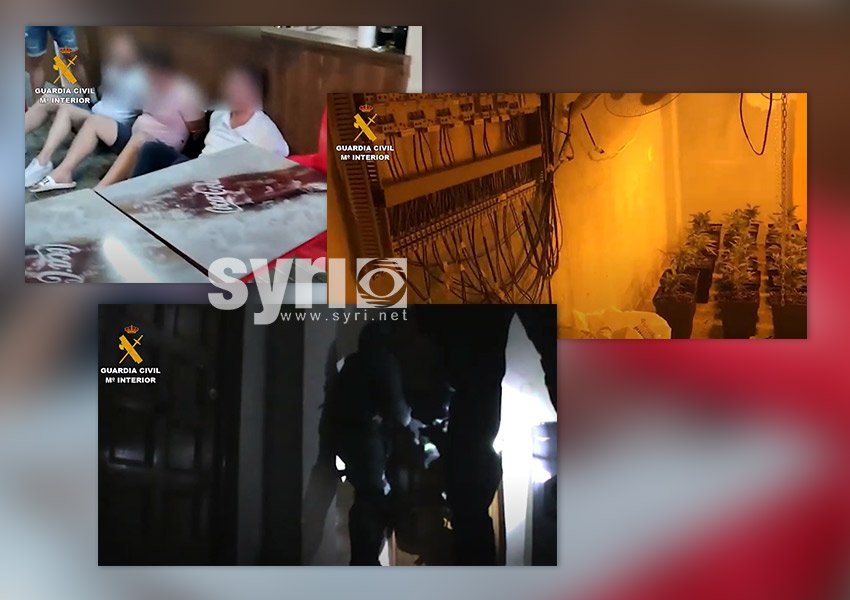VIDEO/ Nga rrëmbimet tek trafiku i drogës, 18 të arrestuar në Spanjë, midis tyre edhe shqiptarë
