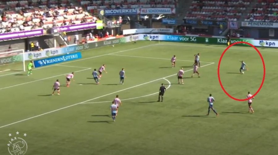 VIDEO/ Ndeshja e parë me Ajax, talenti shënon supergol në debutim