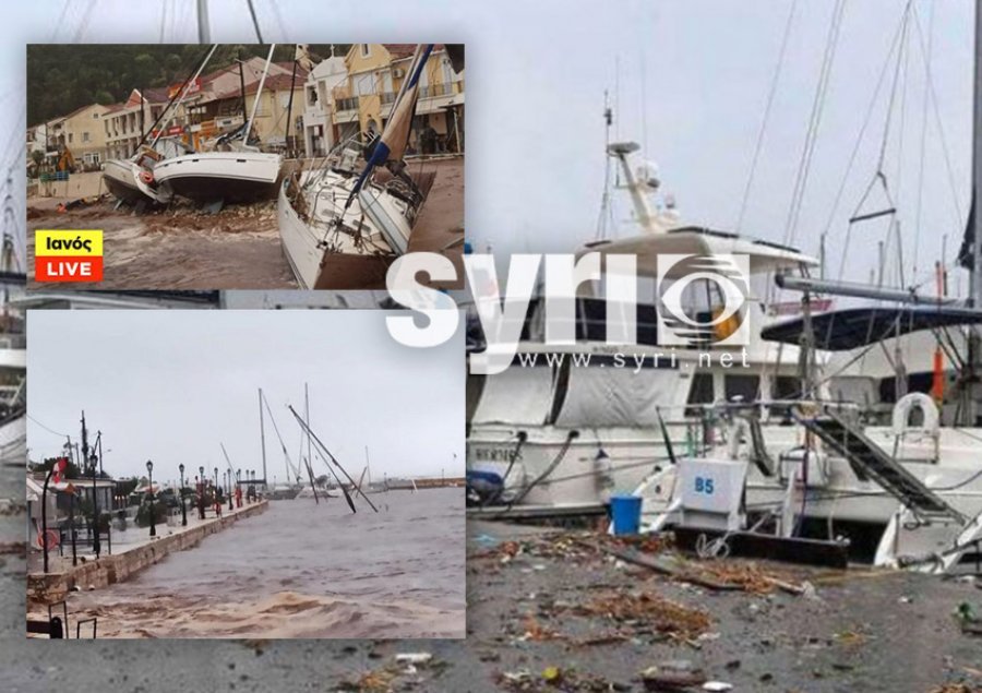 Greqia goditet nga cikloni ‘Ianos’/ Varka me dhjetëra emigrantë humb kontrollin, shënohen dëme të shumta
