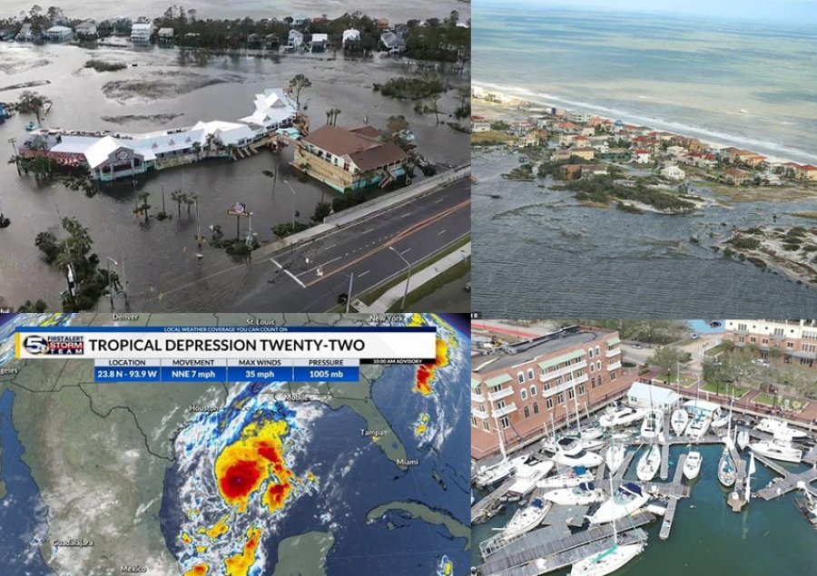 FOTO/ Pamje nga shkatërrimi që la pas uragani ‘Sally’ në Alabamë dhe Florida