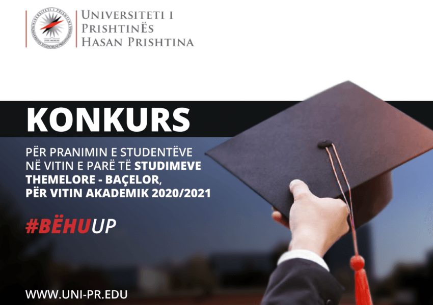 Universiteti i Prishtinës shpall konkurs për pranimin e mbi 6 mijë studentëve