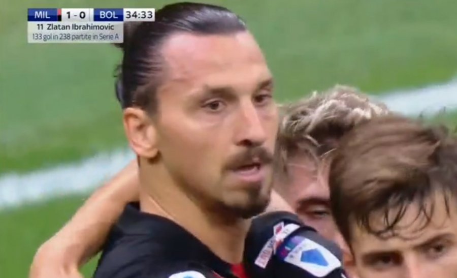 VIDEO/ Milani kalon në avantazh, shikoni golin e shënuar nga Ibrahimovic