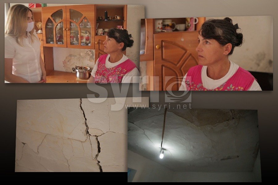 Shtëpia e dëmtuar nga tërmeti/ Valbona Rama: Erdhi dimri dhe s'kam ku rri me kalamajtë