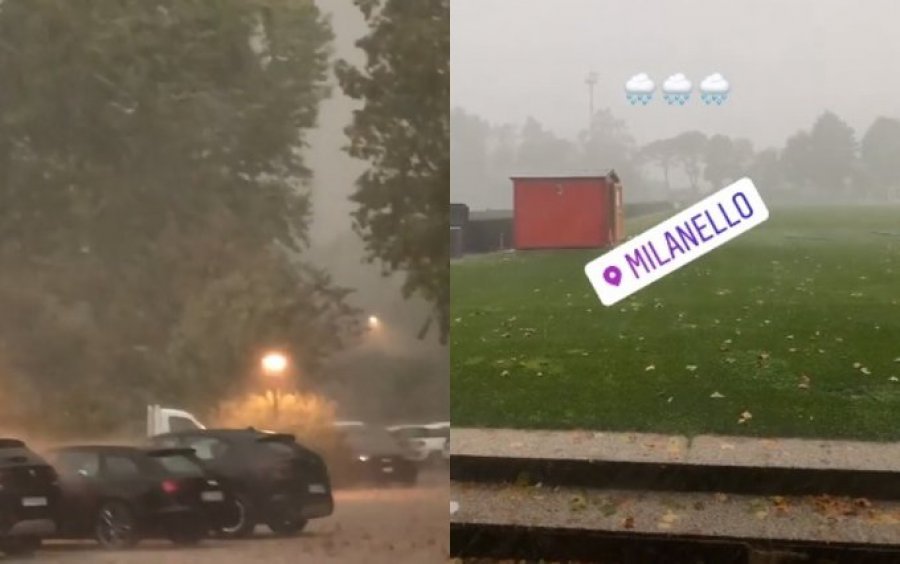 VIDEO/ Moti i keq dhe stuhi në 'Milanello', lojtarët braktisin stërvitjen