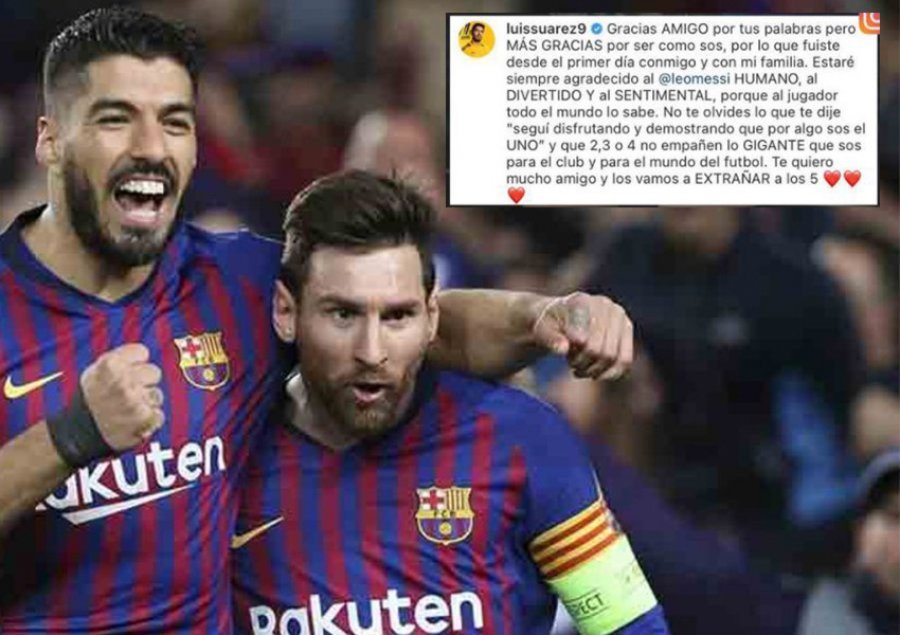 'Plas' te Barça/ Suarez i përgjigjet Messit: Bëj kujdes aty mos të njollosin, sepse...