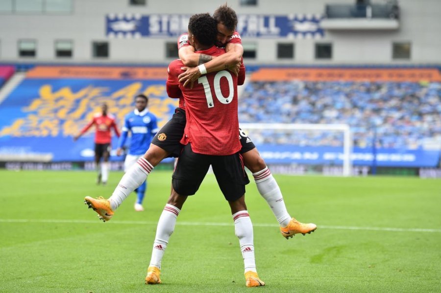 VIDEO/ Ndeshje e çmendur! Manchester United fiton ndaj Brighton 'pas vërshëllimës finale'